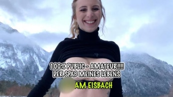 100% AMATEUR – PUBLIC ! DER SPAß  MEINES LEBENS!!! SEX AM EISBACH I Hanna Secret