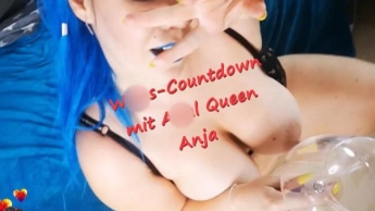 Anal Fick und Wichs Countdown mit Anal Queen Anja!