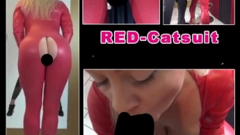 RED-Catsuit Creampie