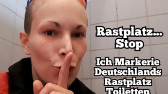 Ich Markerie Deutschlands Rastplatz Toiletten