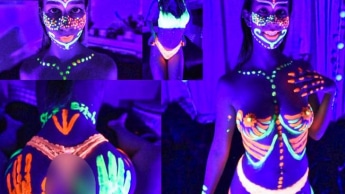 CRAZY Schwarzlicht Neon Fick als Avatar-Schlampe!