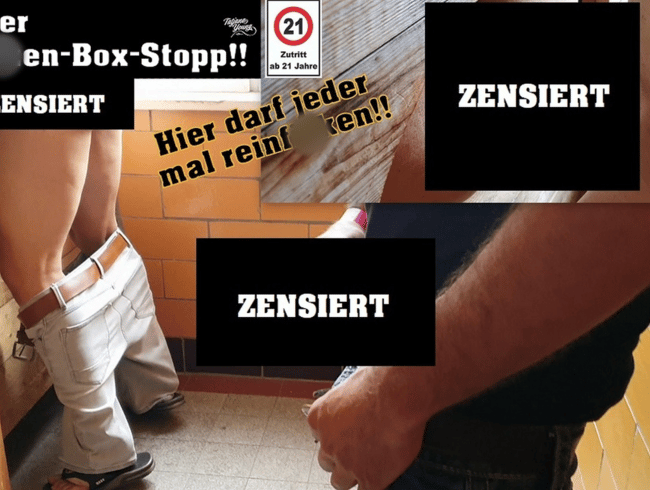 Der Fotzen-Box-Stopp!! Hier darf jeder mal reinficken!!
