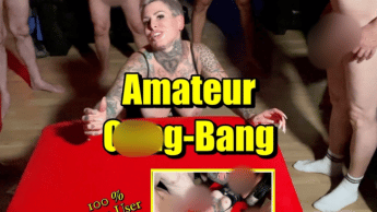 Amateur Gang-Bang 100 % echte User