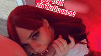 Vampir will Sperma zu Halloween!