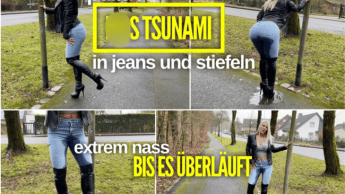 PISS TSUNAMI in Jeans und Stiefeln | bis es überläuft