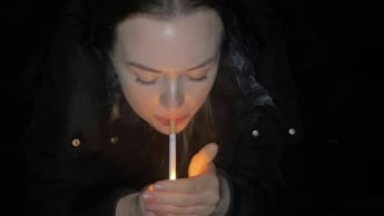Mein 1. Smoke blowjob – POV