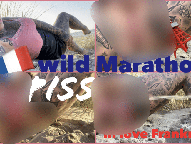 wild Marathon piss in love Frankreich.
