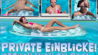 Private Einblicke! Besuch mich am Pool…