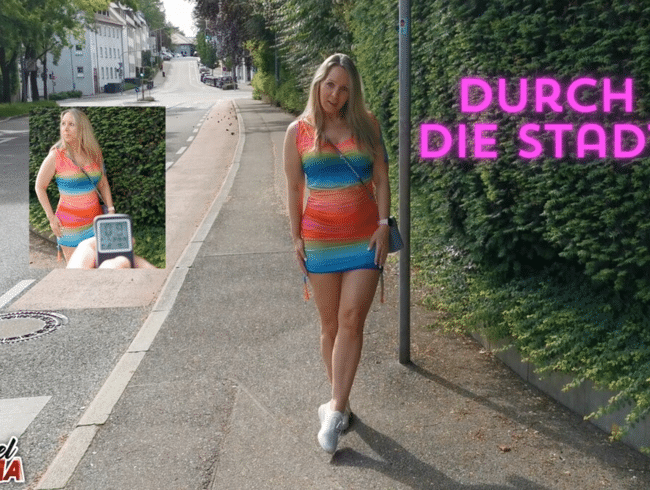 Ferngesteuerte Orgasmuskontrolle durch die Stadt