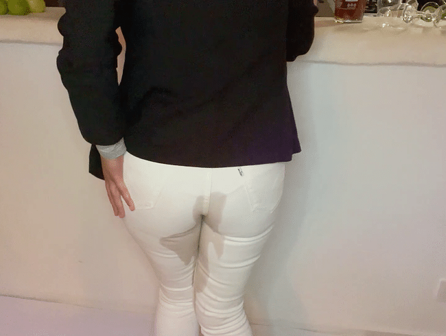 Doppel Jeans Piss Unfall in der Bar