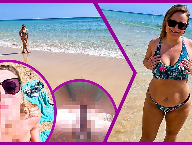 SPERMAFRESSE AM STRAND!!! PUBLIC SEX: Alles voll mit SAND und WICHSE?!