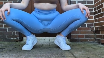 Gymleggings eingenässt