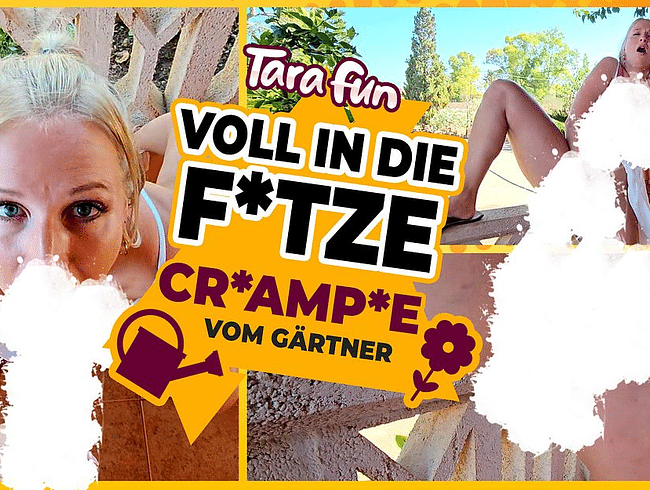 Voll in die FOTZE – CREAMPIE vom Gärtner