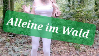 Alleine im Wald