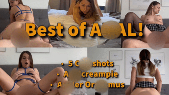 Best of ANAL! 5 Cumshots/ Creampie/ Analer Orgasmus..