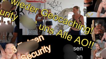 Vom Security erwischt! Er hat uns alle AO durchgenommen bis zum Orgasmus!