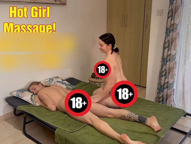 Hot Girl Massage! Nicht nur das Öl war feucht!