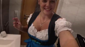 Tourist abgeschleppt auf der Wiesn