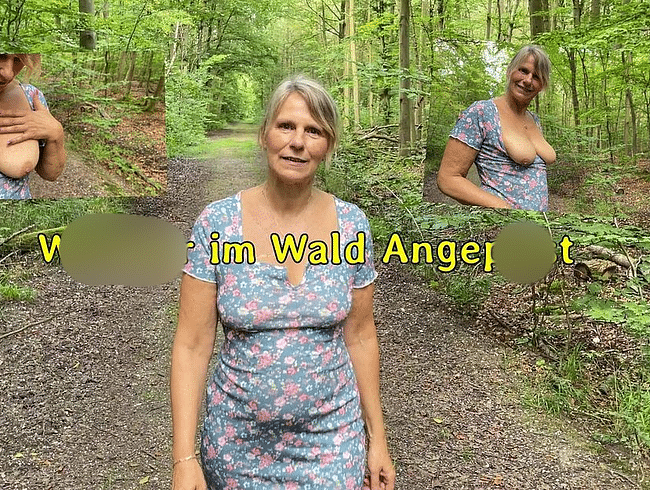 Wichser im Wald Angepisst