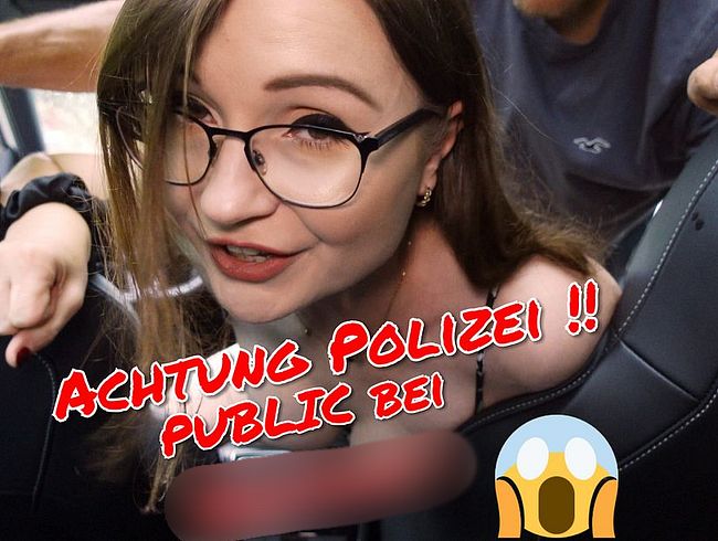 Achtung Polizei!! Public erwischt beim Auto Sex