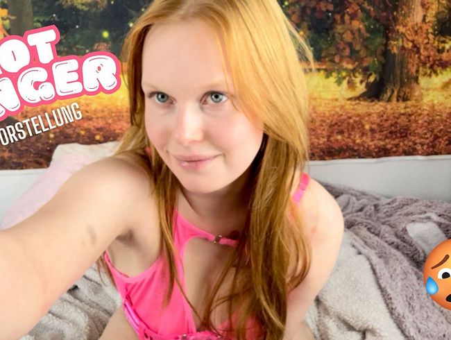 Heiße Ginger Vorstellung mit Strip – einfach zu anbeißen oder?!