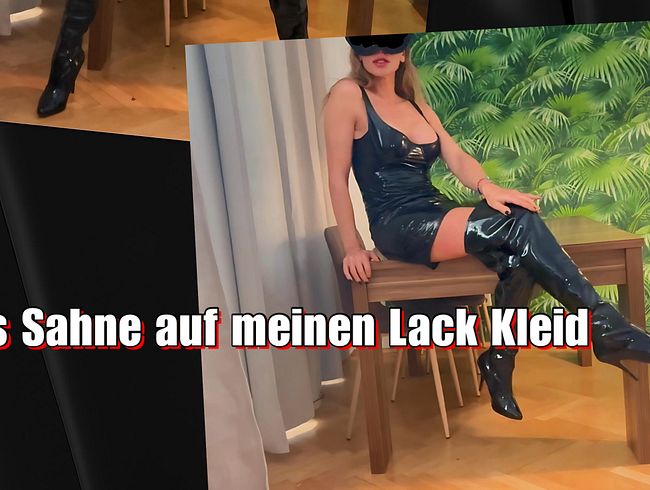 TSXXL-ANGEL23X6 Upss Sahne auf meinen Lack Kleid