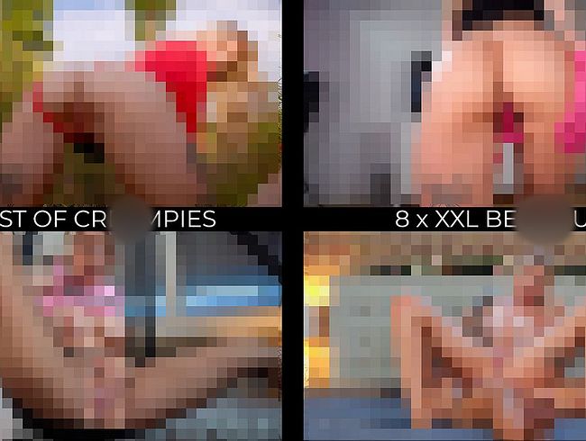 Endlich schwanger? BEST OF XXL CREAMPIES – 8x Pussy-Besamung