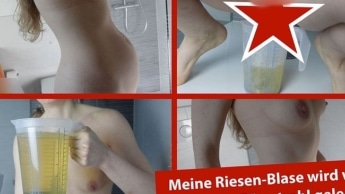 Blasenexplosion 2.0 – Mein Riesen-Pissstrahl trifft auf neuen Messbecher